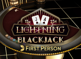 First Person Lightning Blackjack Image